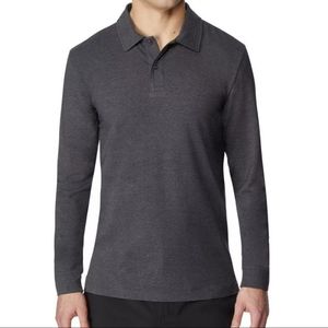 32 Degrees polo long-sleeve gray